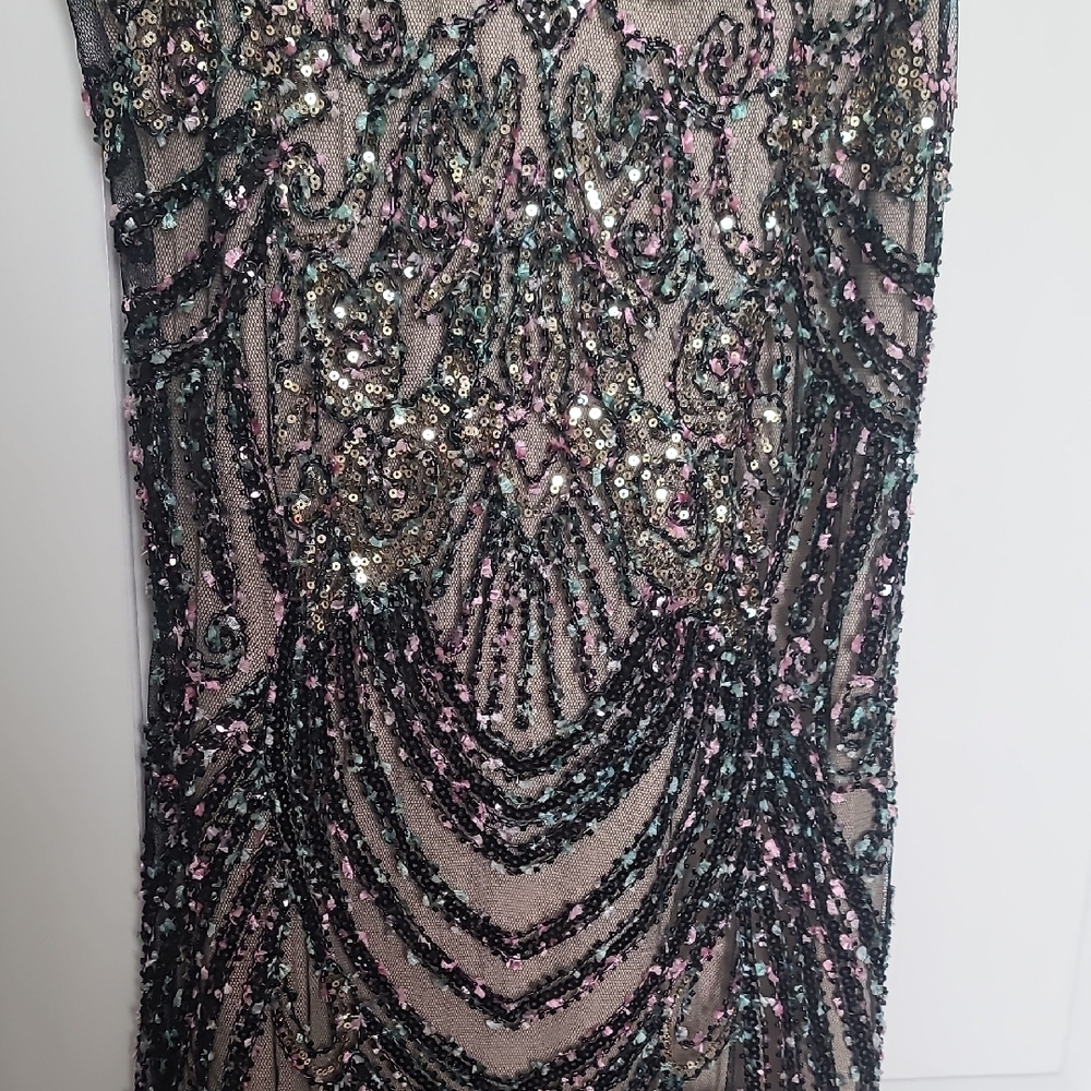 Glamorous Beaded Midi Dress